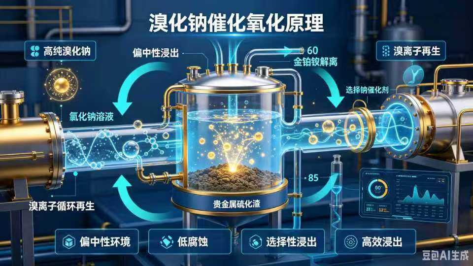 溴化鈉生產(chǎn)廠(chǎng)家淺談：溴催化氧化技術(shù)在貴金屬硫化渣提取中的應用